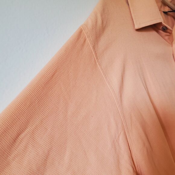 Silk Icon Collection Men’s 100% Silk Short Sleeve Button Shirt Size XL - Picture 5 of 9